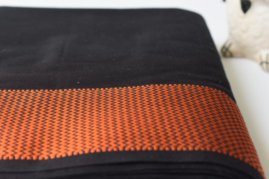 Maheshwari Mughal Black Saree - Image 23