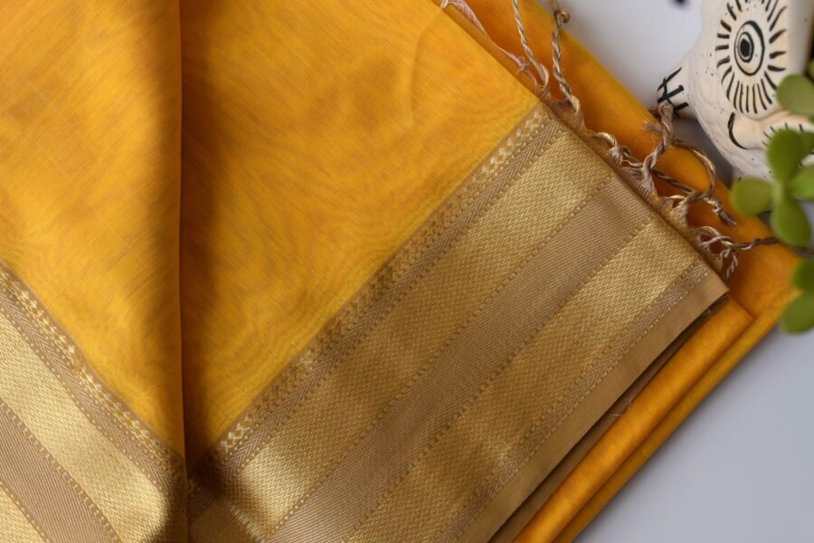 maheshwari-serene-border-yellow-saree