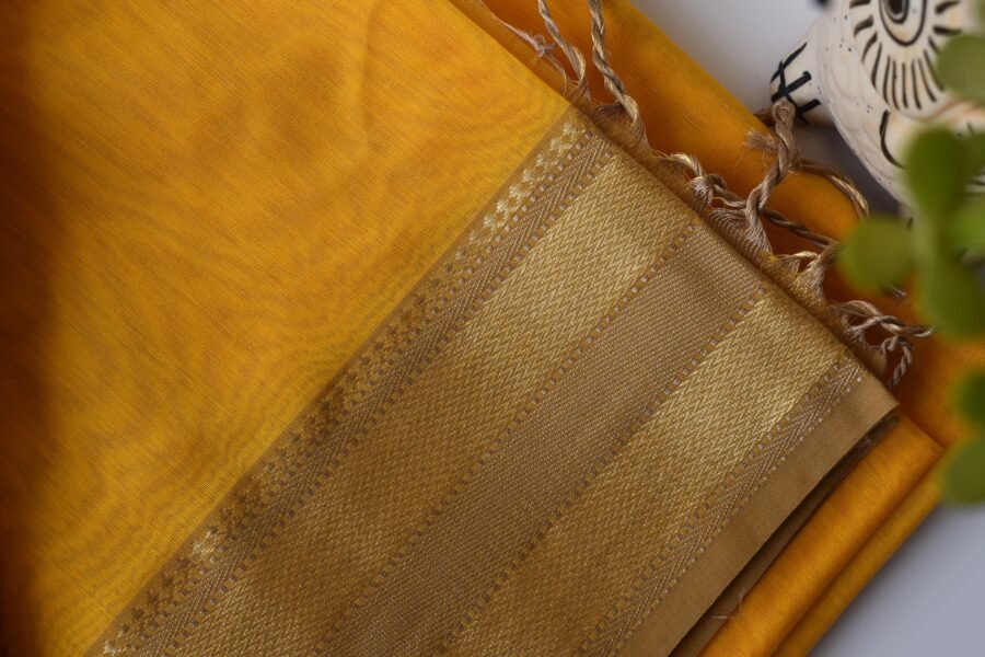 maheshwari-serene-border-yellow-saree