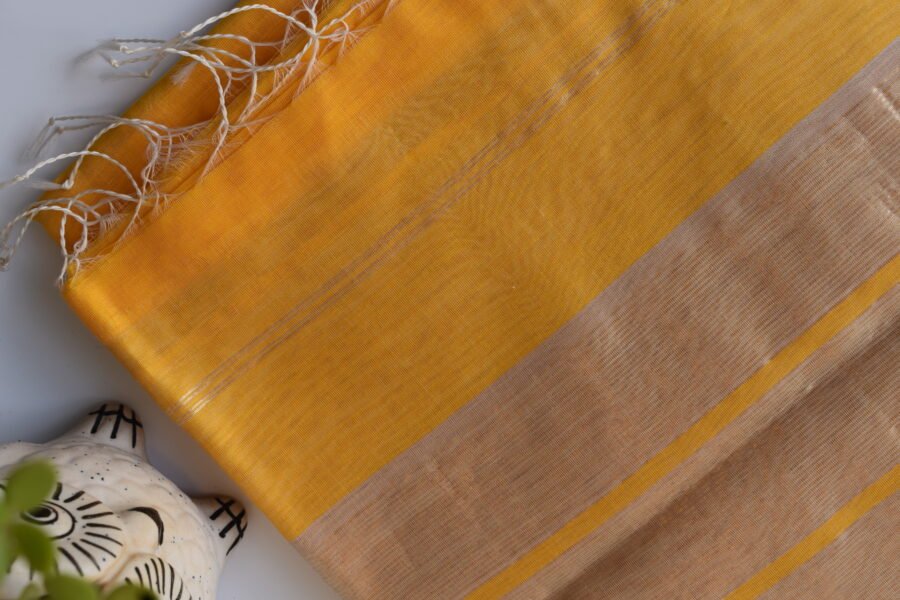 maheshwari-serene-border-yellow-saree