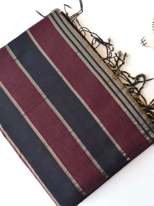 maheshwari-heavy-border-plum-saree