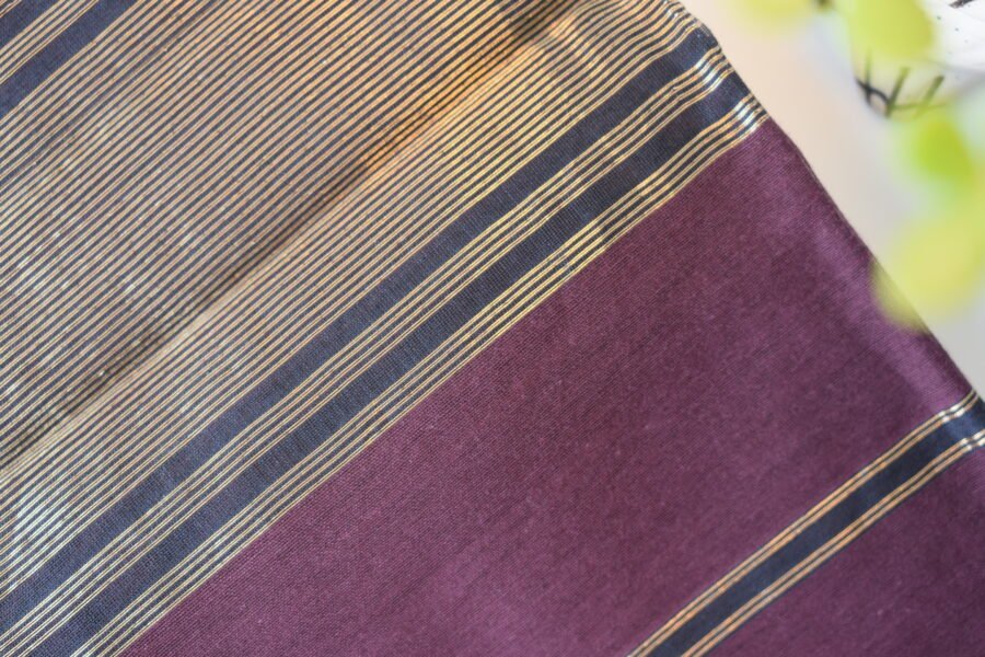 maheshwari-heavy-border-plum-saree