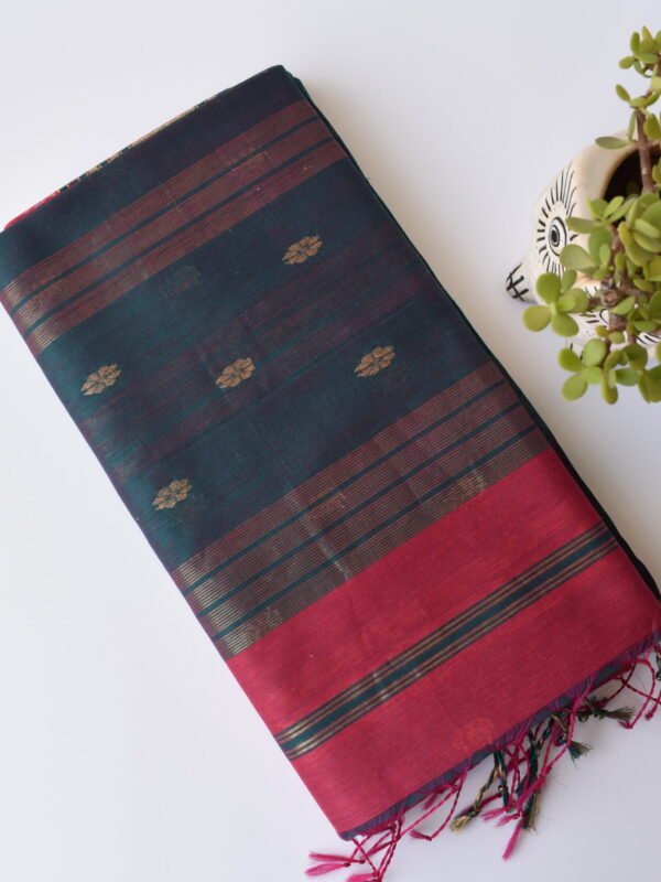 maheshwari-serene-border-redgreen-saree