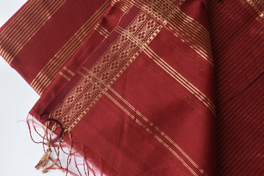 maheshwari-diamond-border-maroon-saree