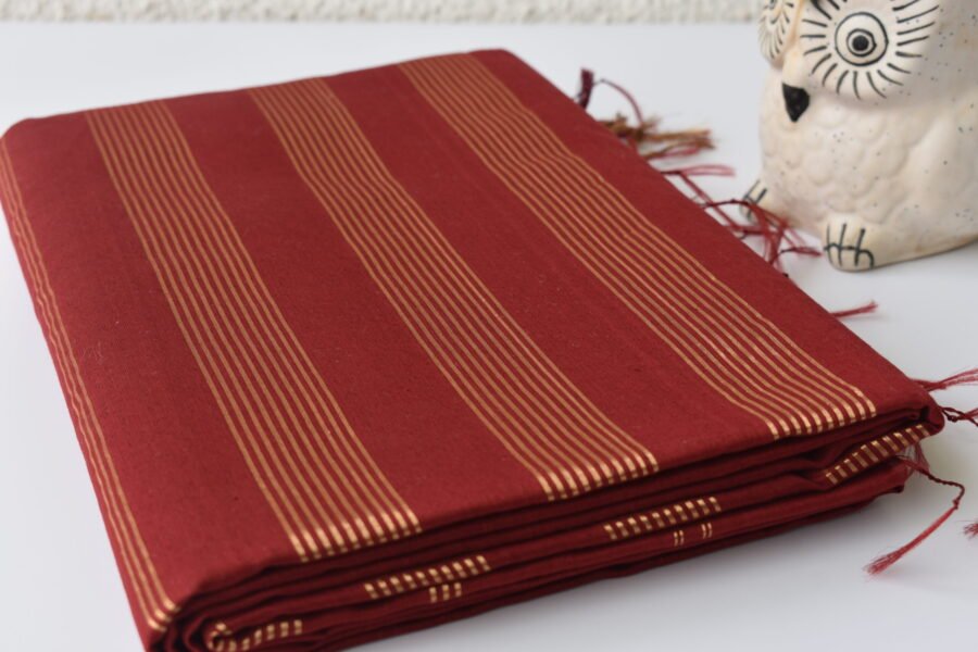 maheshwari-diamond-border-maroon-saree