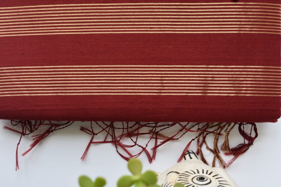 maheshwari-diamond-border-maroon-saree